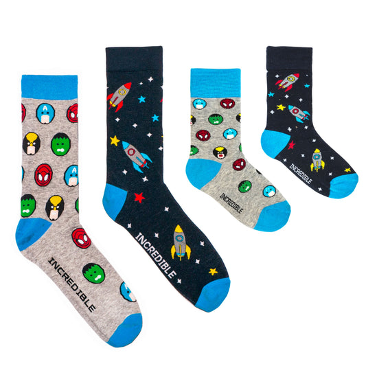 Adult & Kid Spaceships & Superheroes