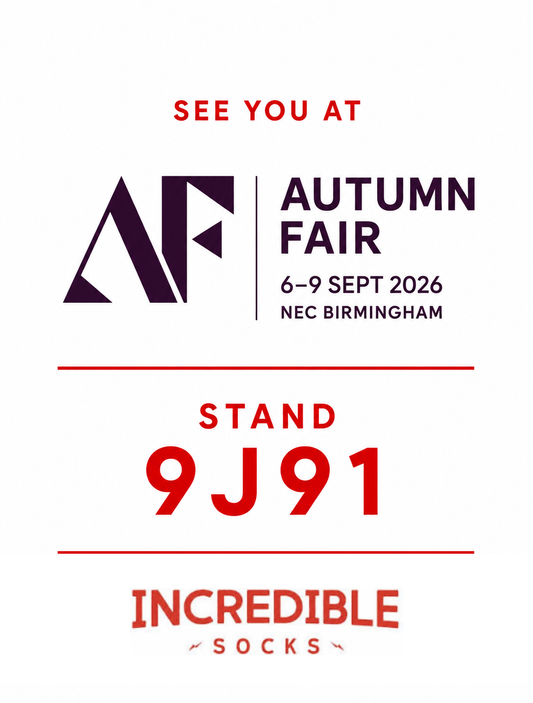 Incredible Socks is Heading to Autumn Fair 2026!
