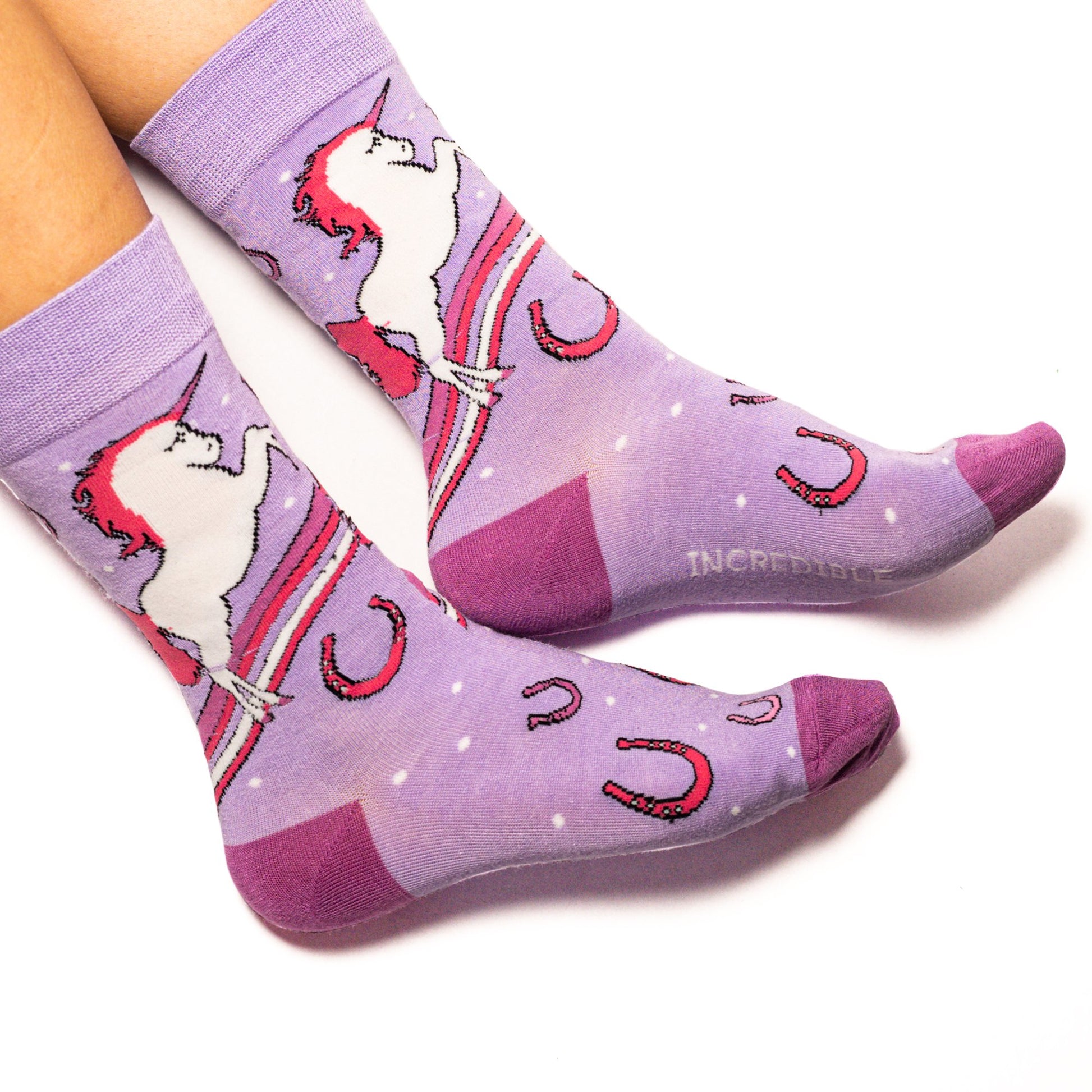 bamboo socks with unicorns